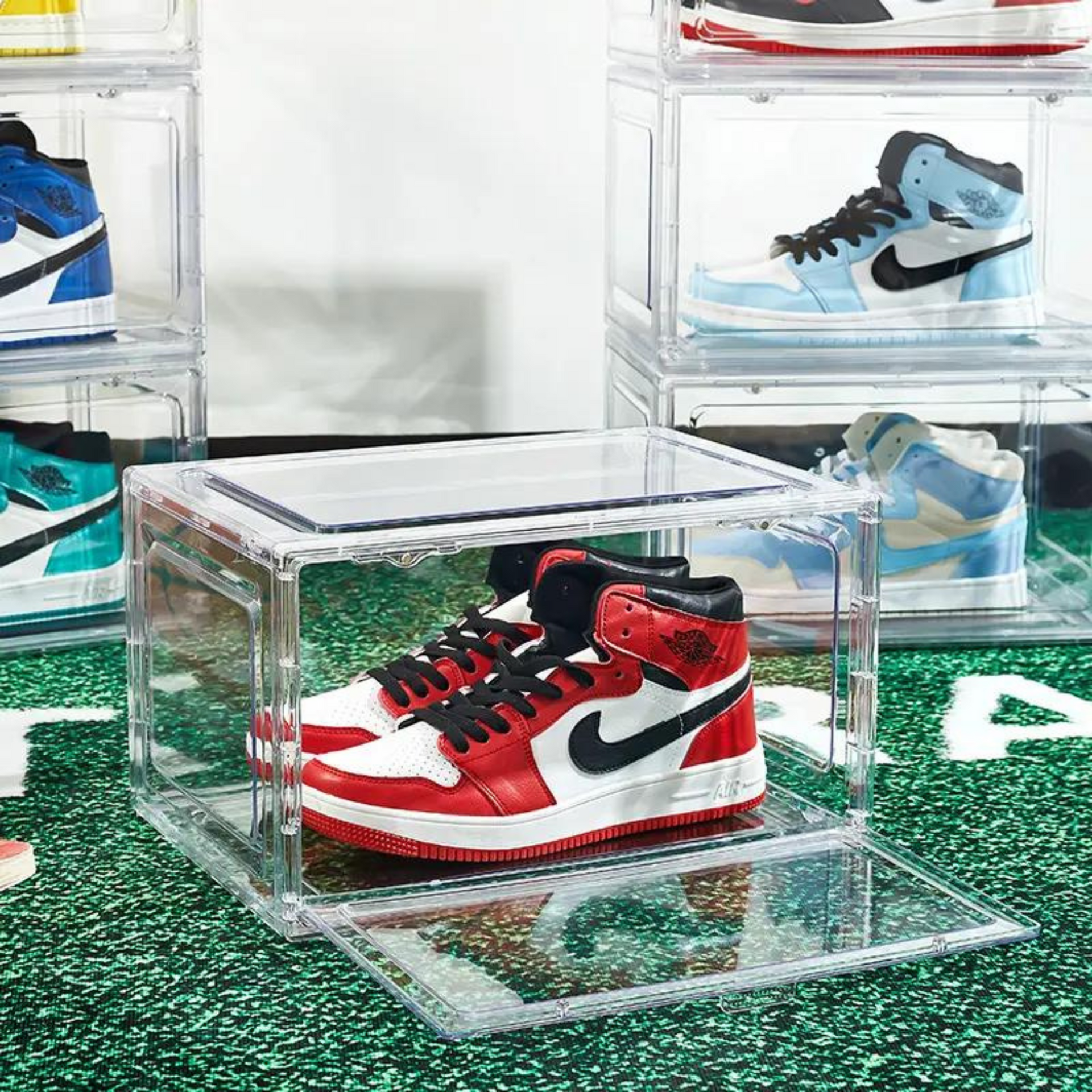 Jordan shoe display shop case